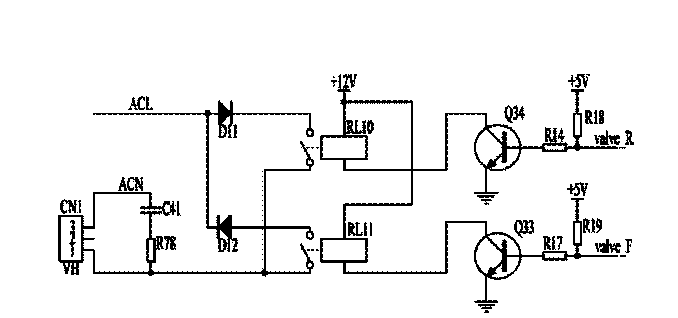 Driving circuit of solenoid valve