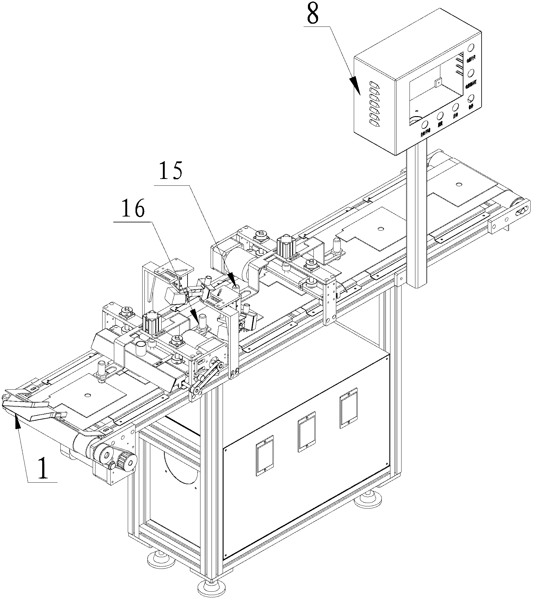 Dust remover and dust removing process for lithium battery pole pieces