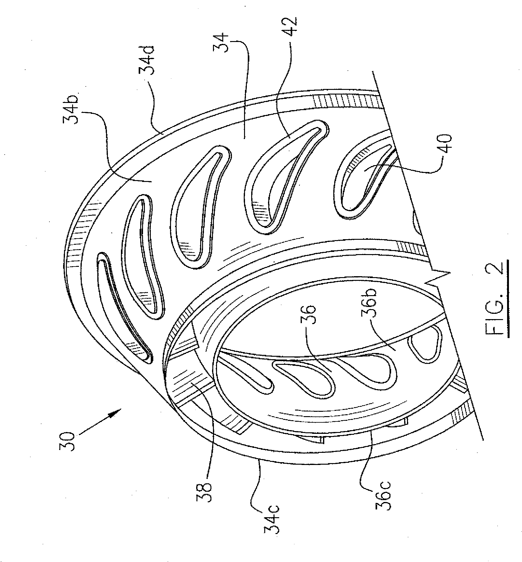 Fabricated gas turbine vane ring