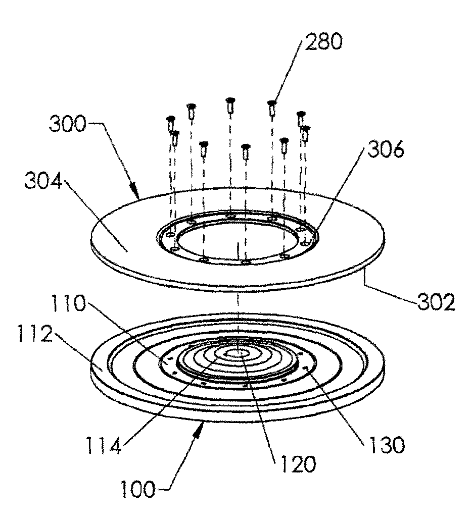 Disc mill assembly for a pulverizing apparatus