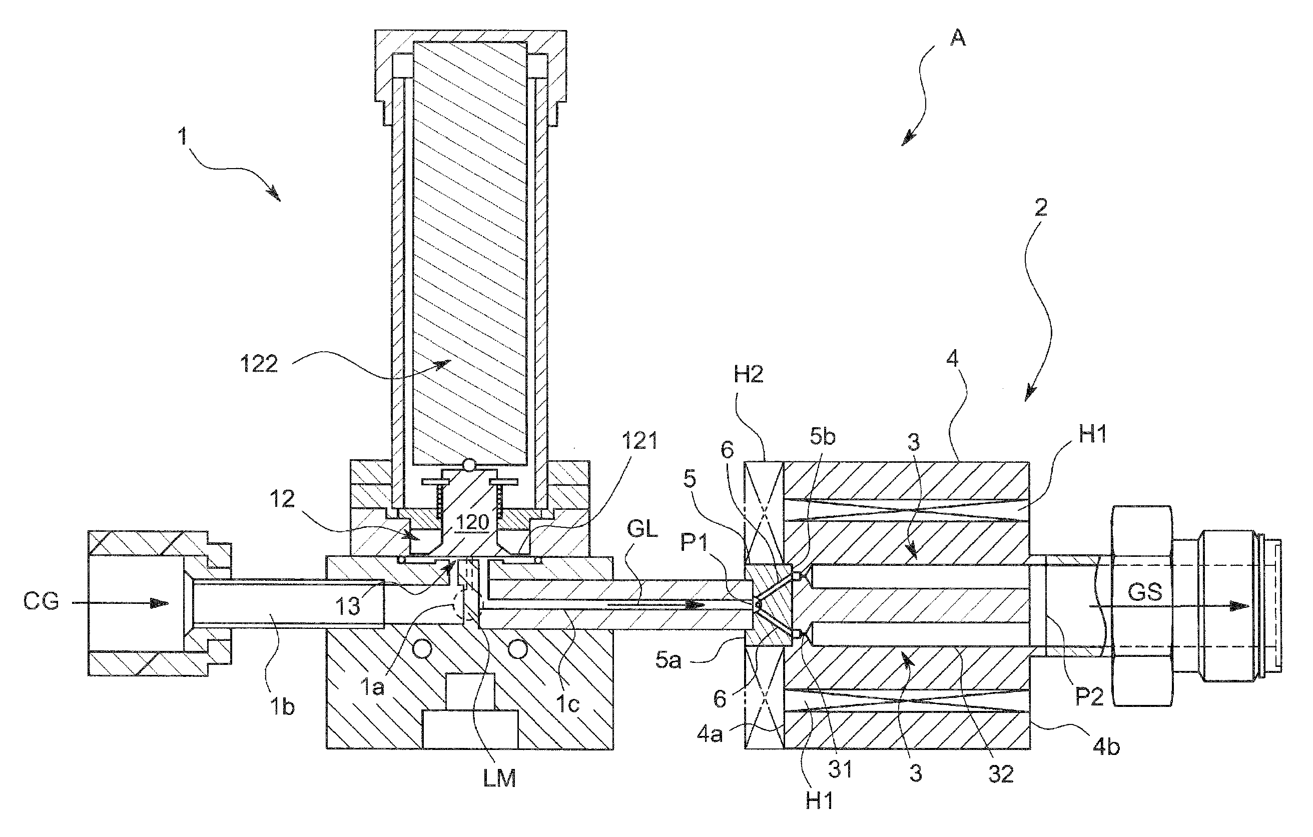 Liquid material vaporizer