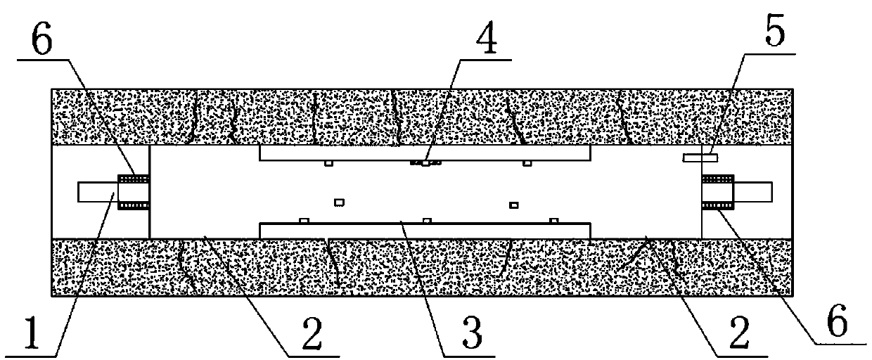 Bag type gas extraction hole plugging device