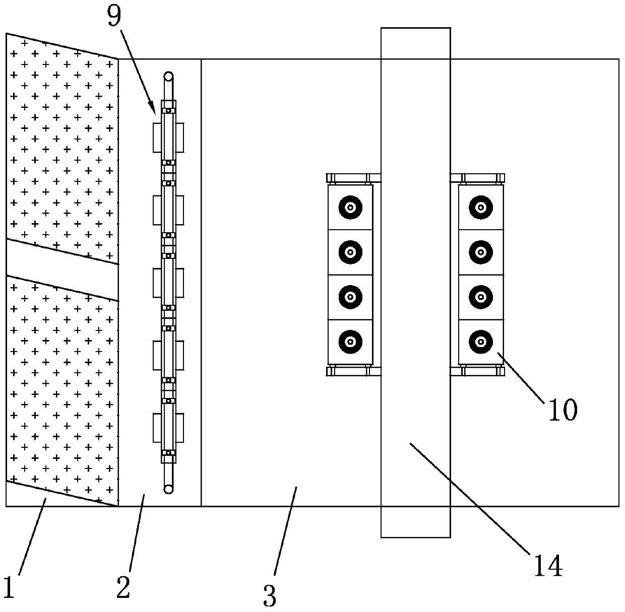 A construction method for water purification treatment in landscape parks