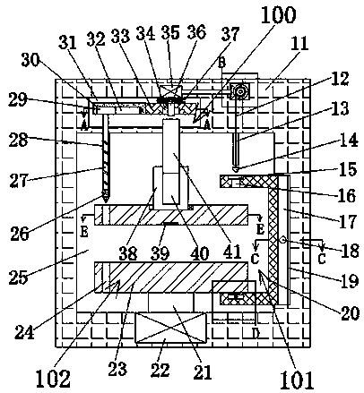 A circular paper binding device