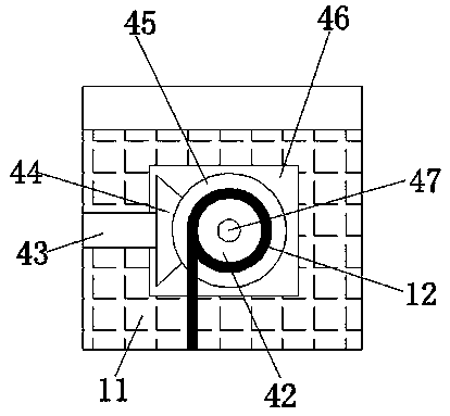 A circular paper binding device