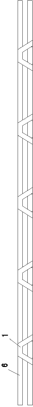 Kara OK-V shaped connecting plate and truss consisting of same