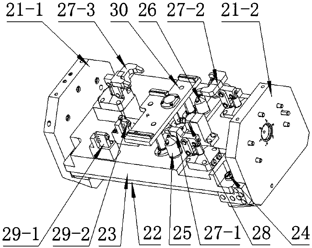 Automobile engine cylinder cover intelligent production line and technological process thereof