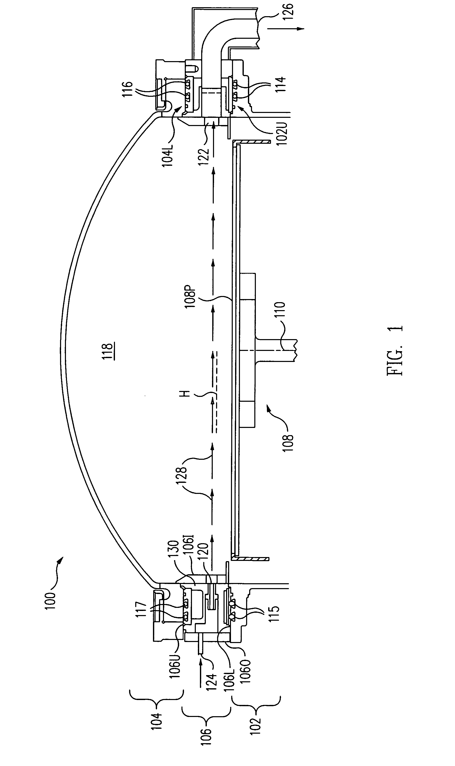 Gas ring and method of processing substrates