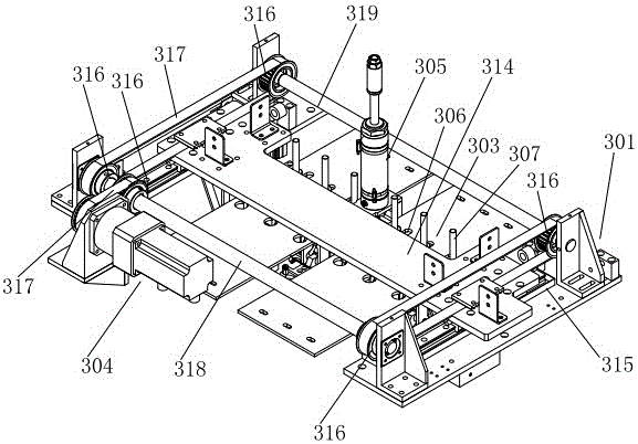 Clamping mechanism of food cartoning machine