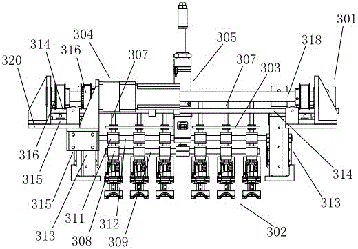 Clamping mechanism of food cartoning machine