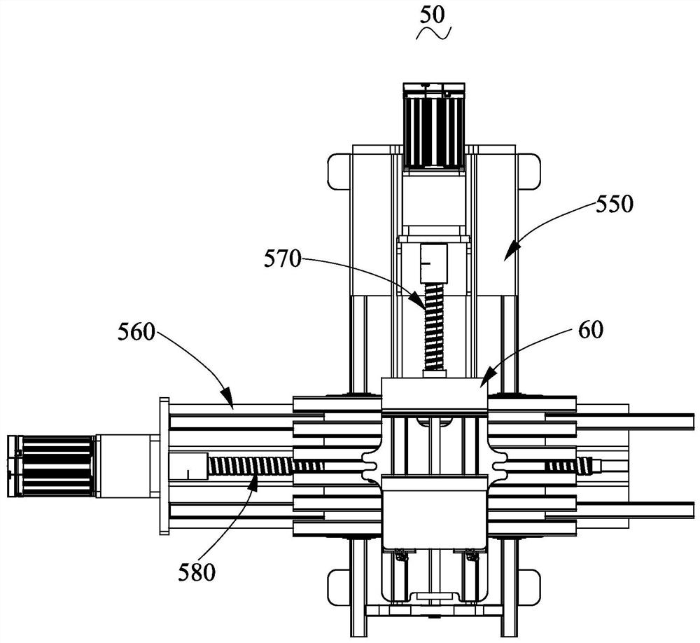 Numerical control machining center with elastic clamping jig