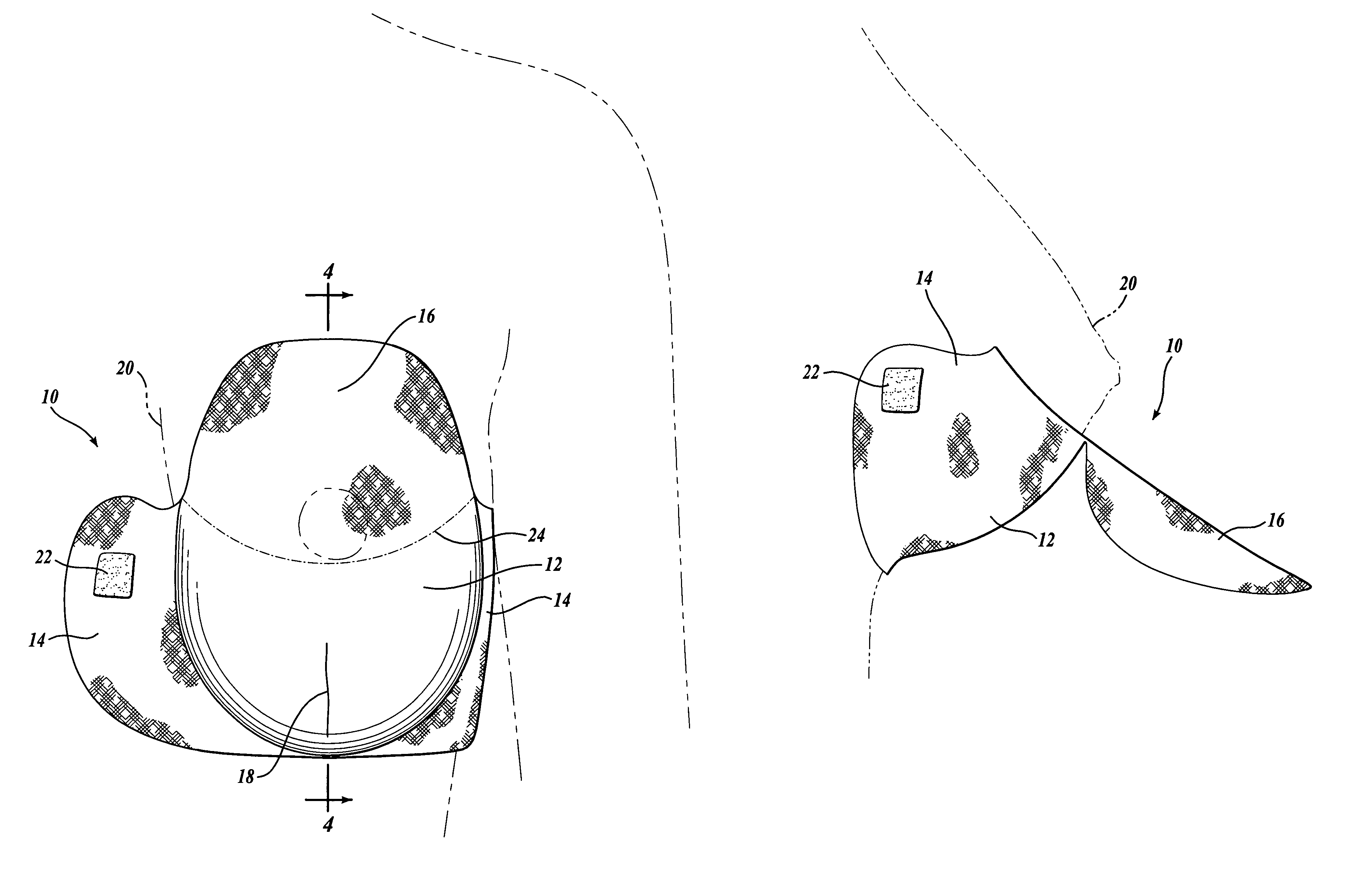 Dual breast pad and bib apparatus