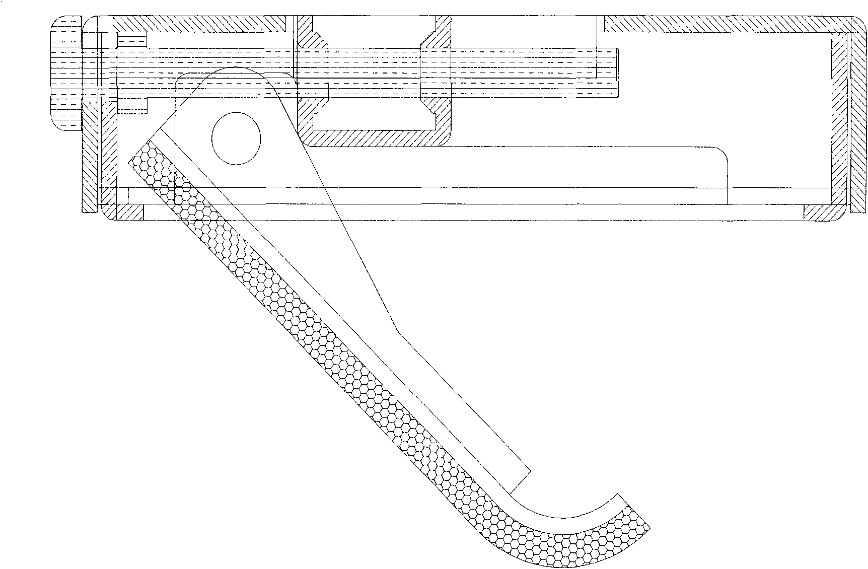 Pressing fixing device for computer expansion card