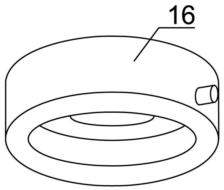 Listening earphone sleeve wearing device for English teaching