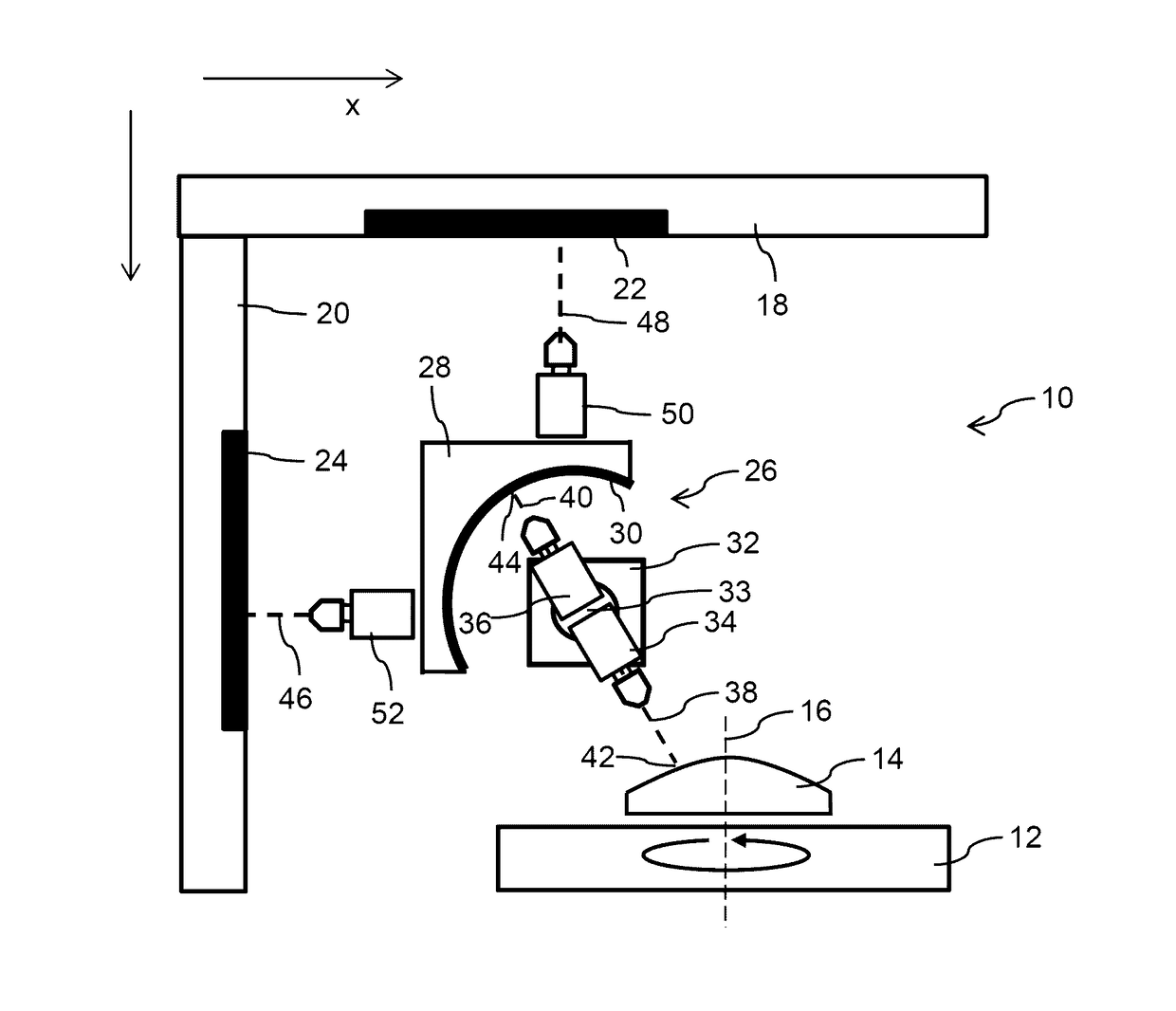 Device And Method For Geometrically Measuring An Object