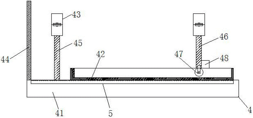 Metal pipe fixed-length cutting device