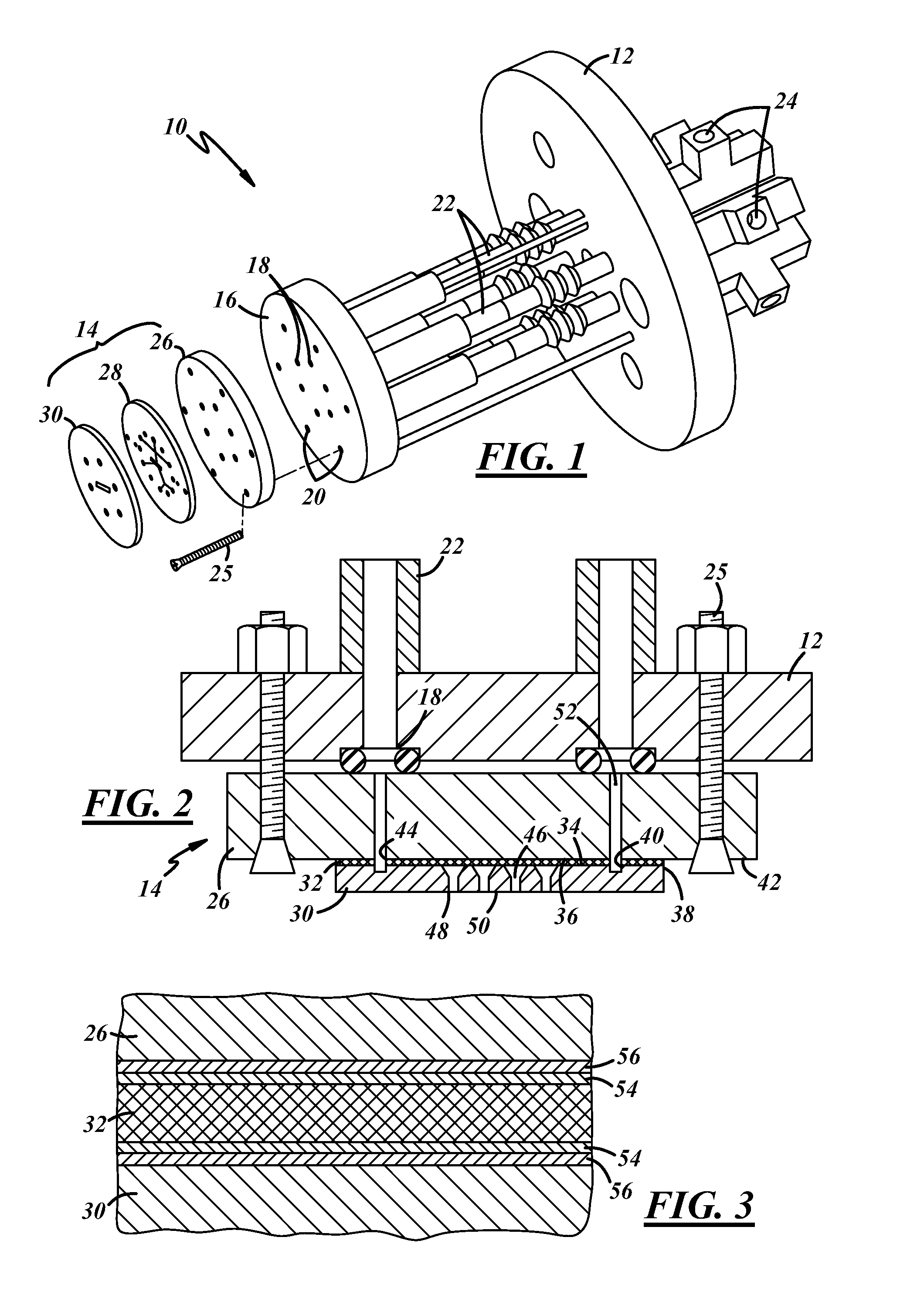 Organic vapor jet print head with solder joint