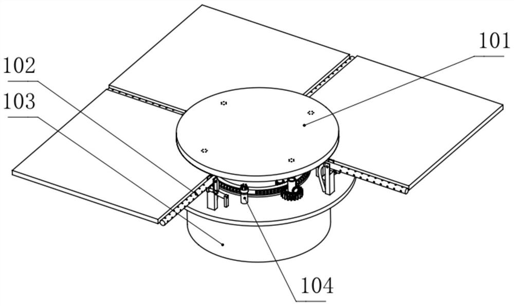 Ground embedded trigger type smoke disinfection device for epidemic situation