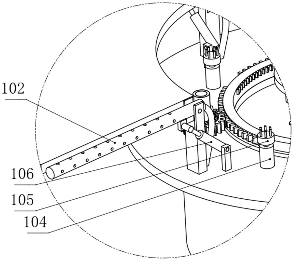 Ground embedded trigger type smoke disinfection device for epidemic situation