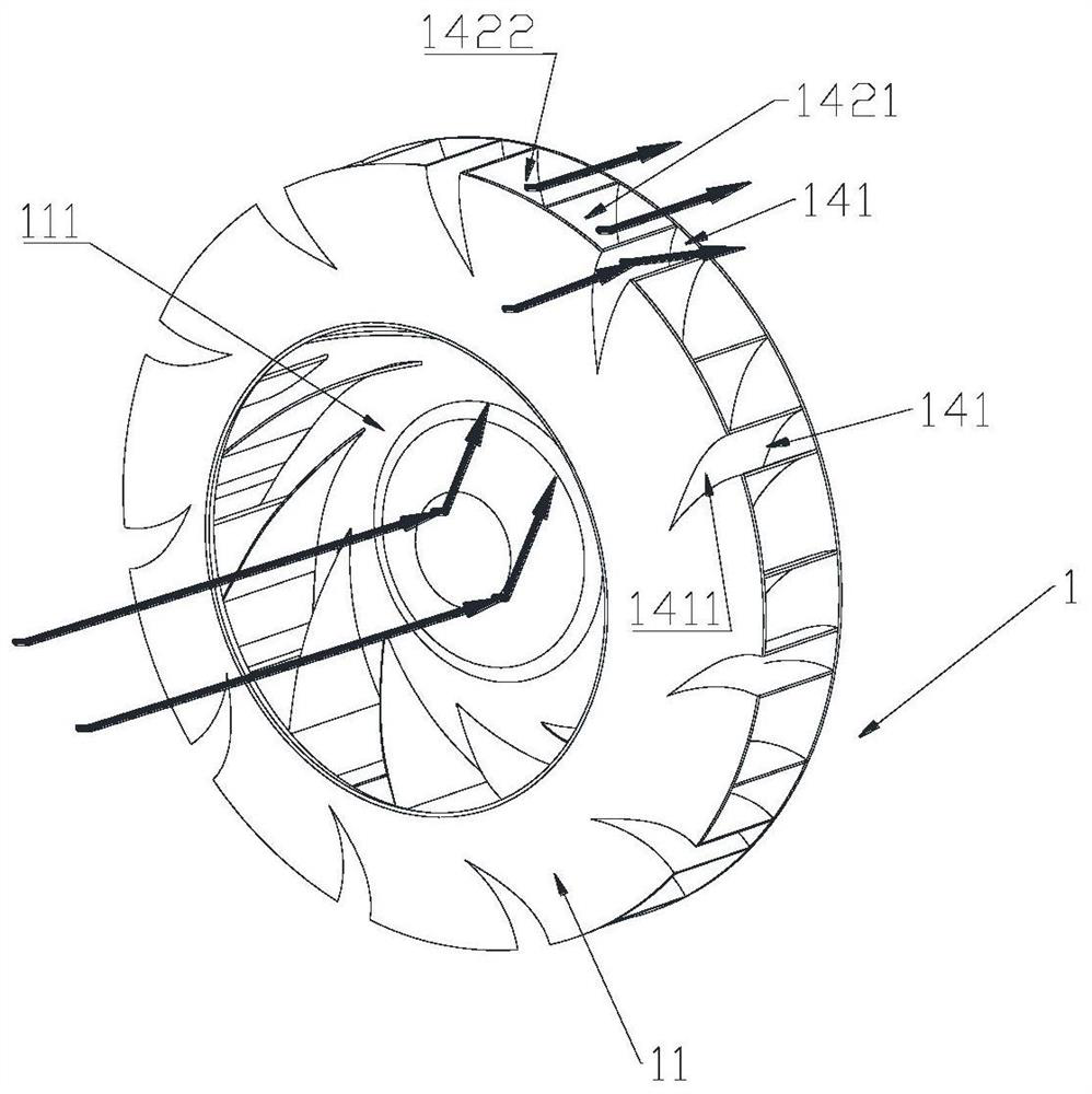 Centrifugal fan and range hood