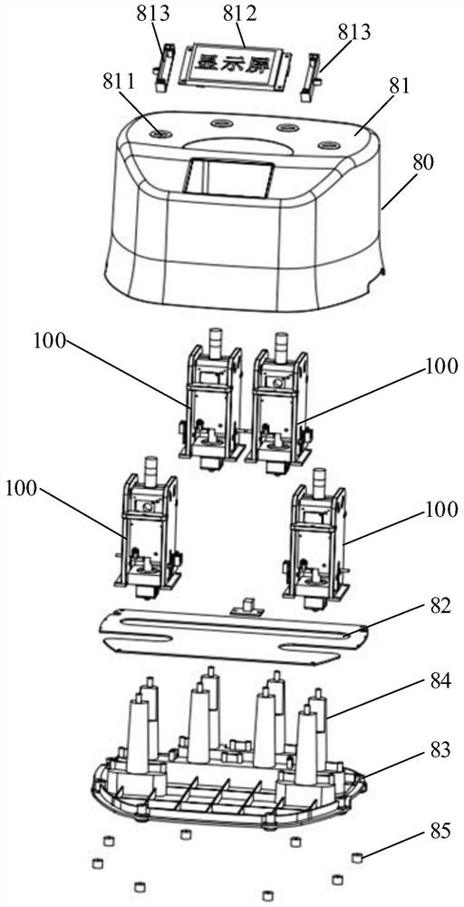 Frozen cell resuscitation device and equipment thereof