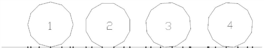 Automatic detection method of row number based on corn ear symmetry