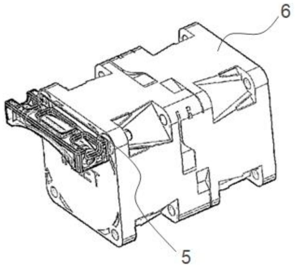 Vibration reduction module, fan external hanging type vibration reduction module and fan