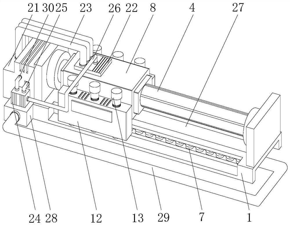 Low-energy-consumption linear motor special for hydrogen fuel cell