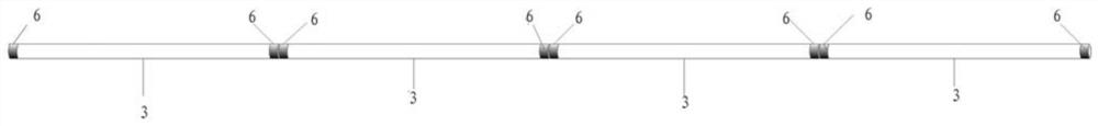 Optical cable for hanging optical fiber acquisition chain and data acquisition system