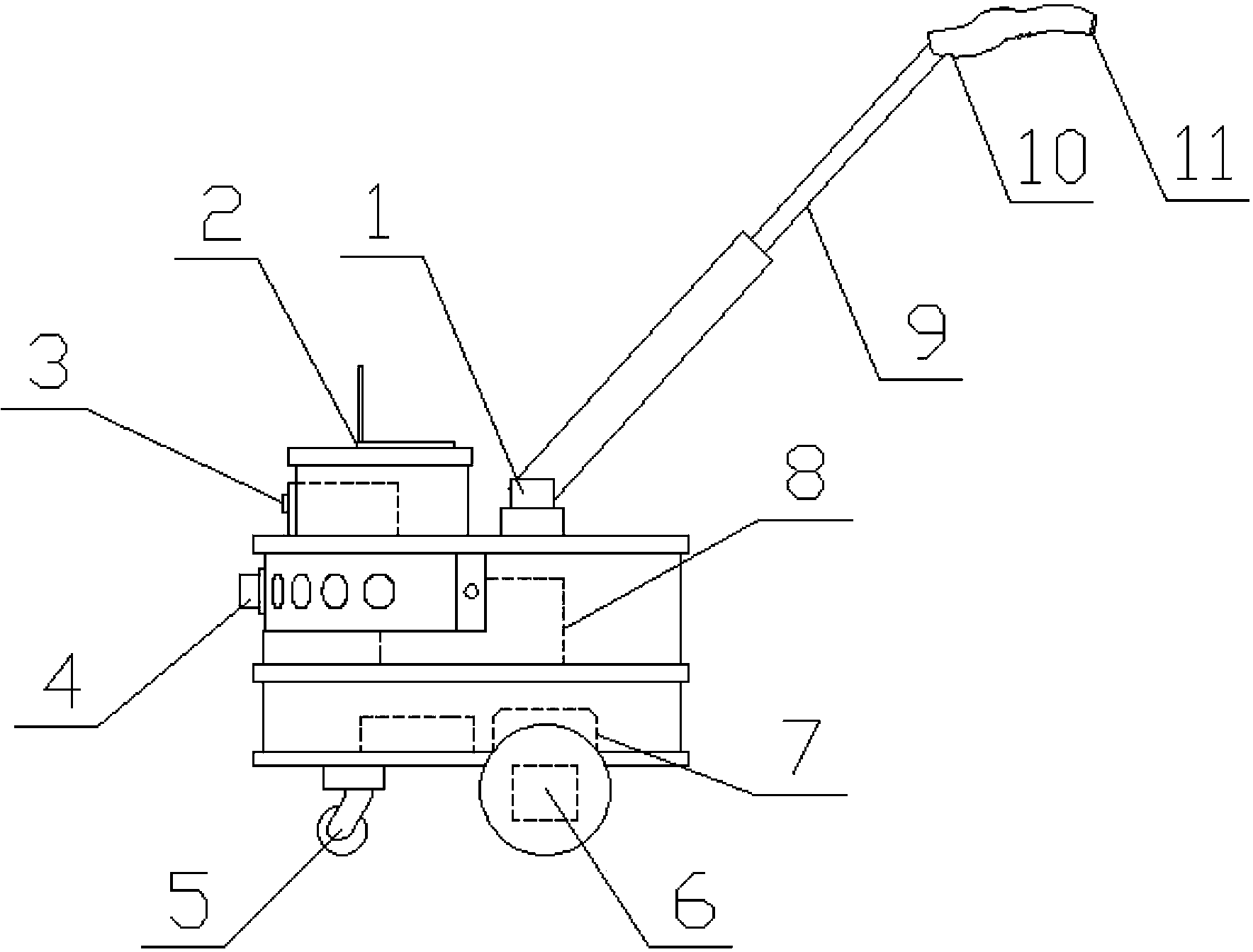 Voice blind guiding robot with multiple sensors based on radio frequency identification and route planning method