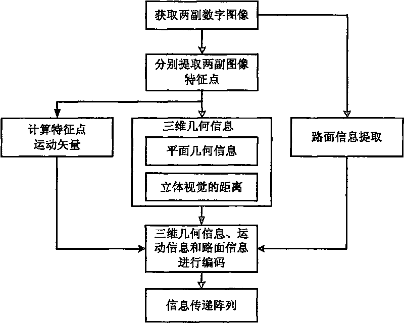 Information acquisition and transfer method of auxiliary vision system