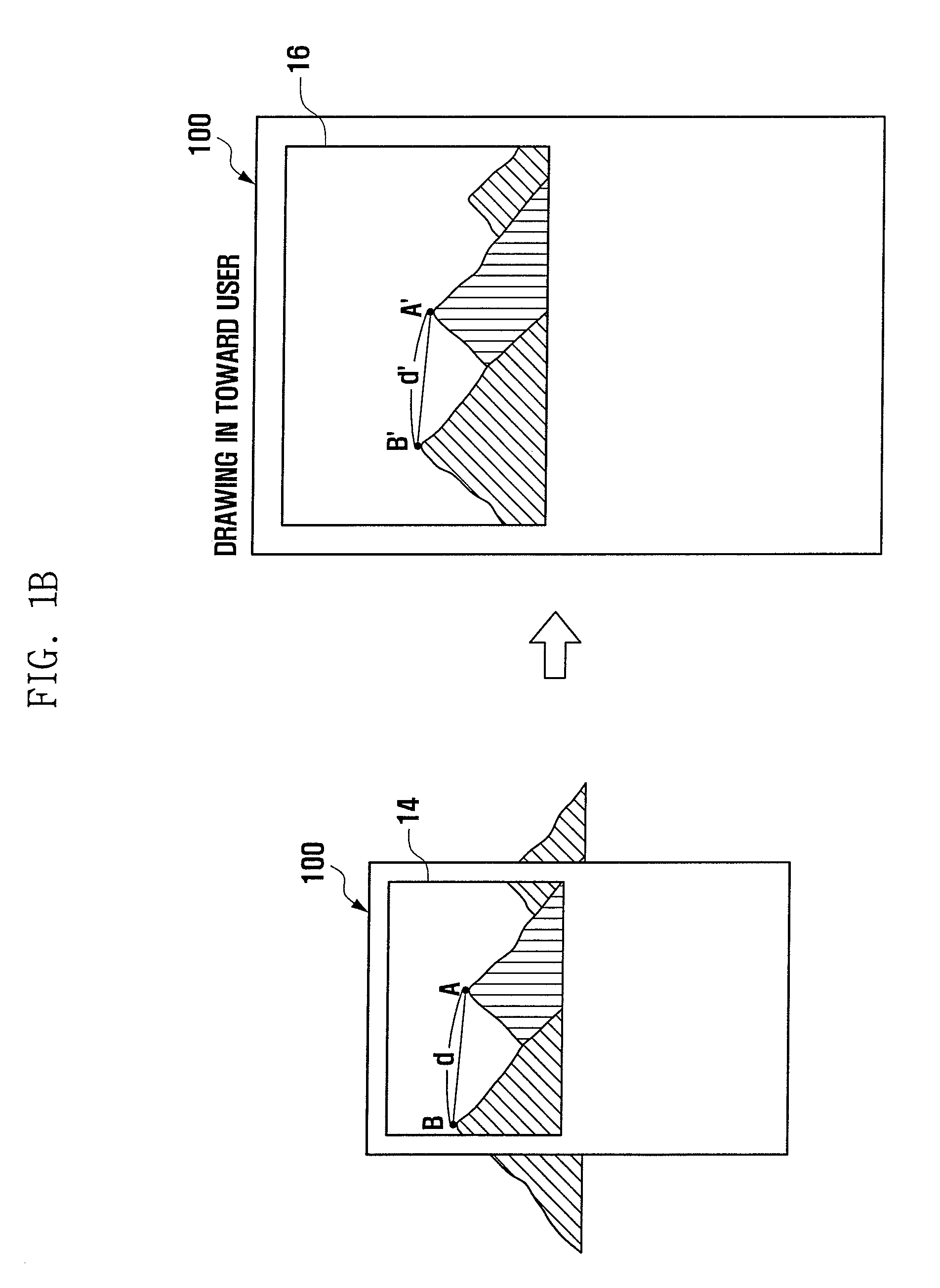 Portable terminal and user interface control method thereof based on pattern recognition and analysis of image captured by camera