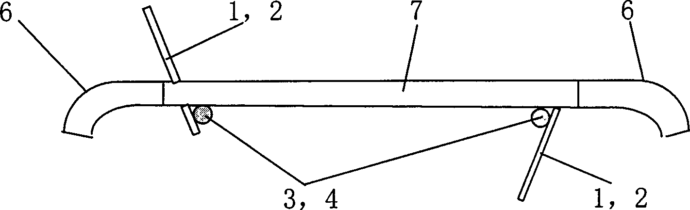 Steering lighting device of front lamp refraction reflector for automobile