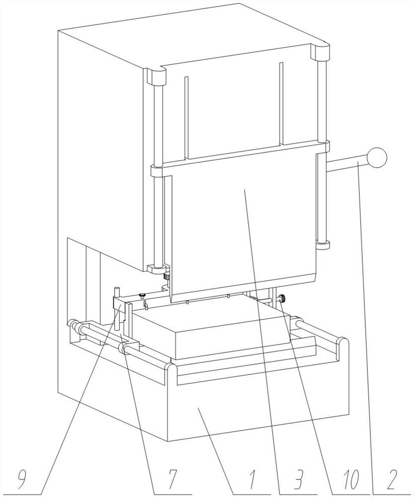 Stone splitting device for cultural stone production in stone industry processing