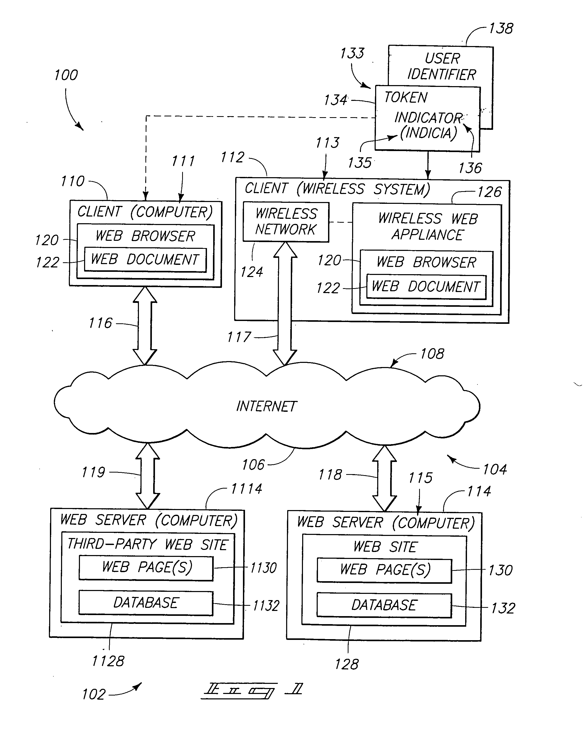 Method for associating content objects with a database