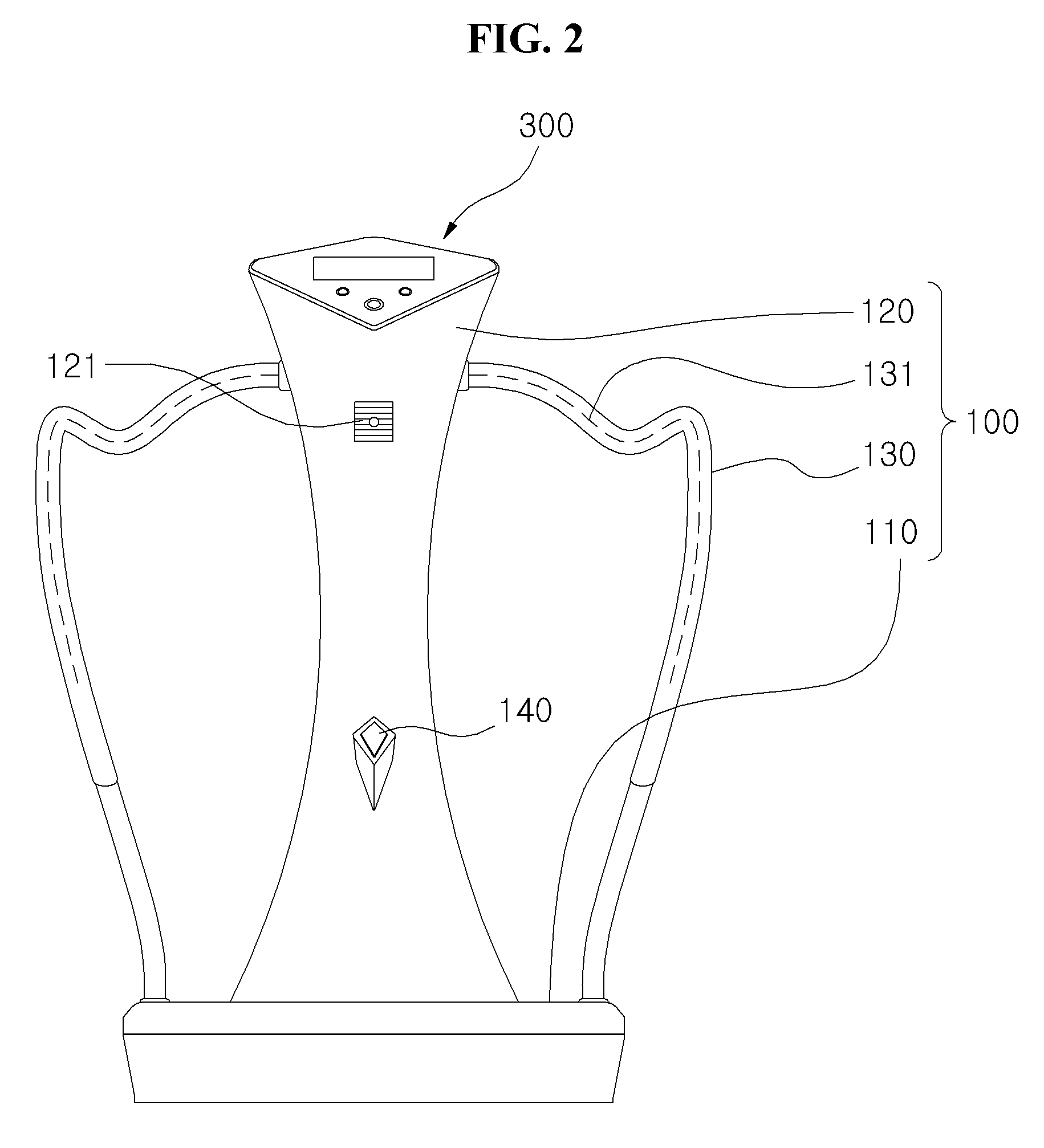 Stepper with wave type vibrator