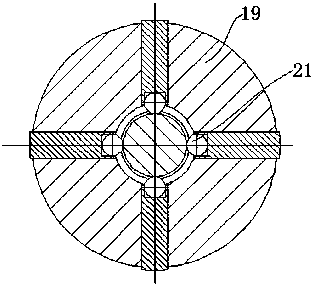 Cylinder sleeve pressing head device