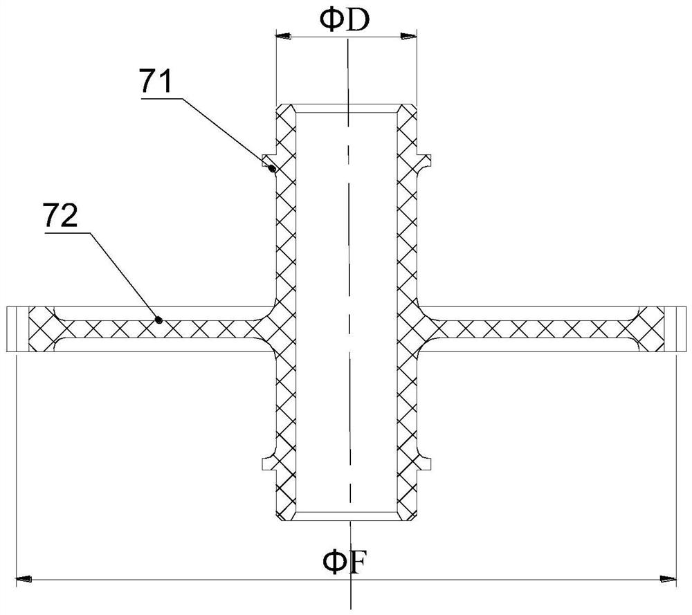 Self-centering anti-vibration clamp for gear grinding machining of thin radial plate gear part and clamping method