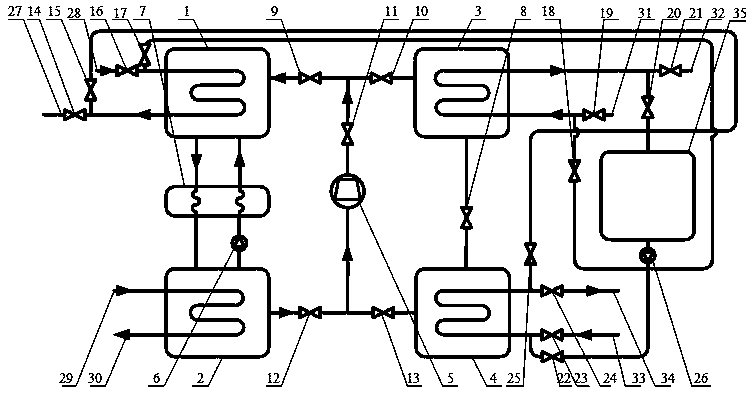 Absorption compression type super heat pump