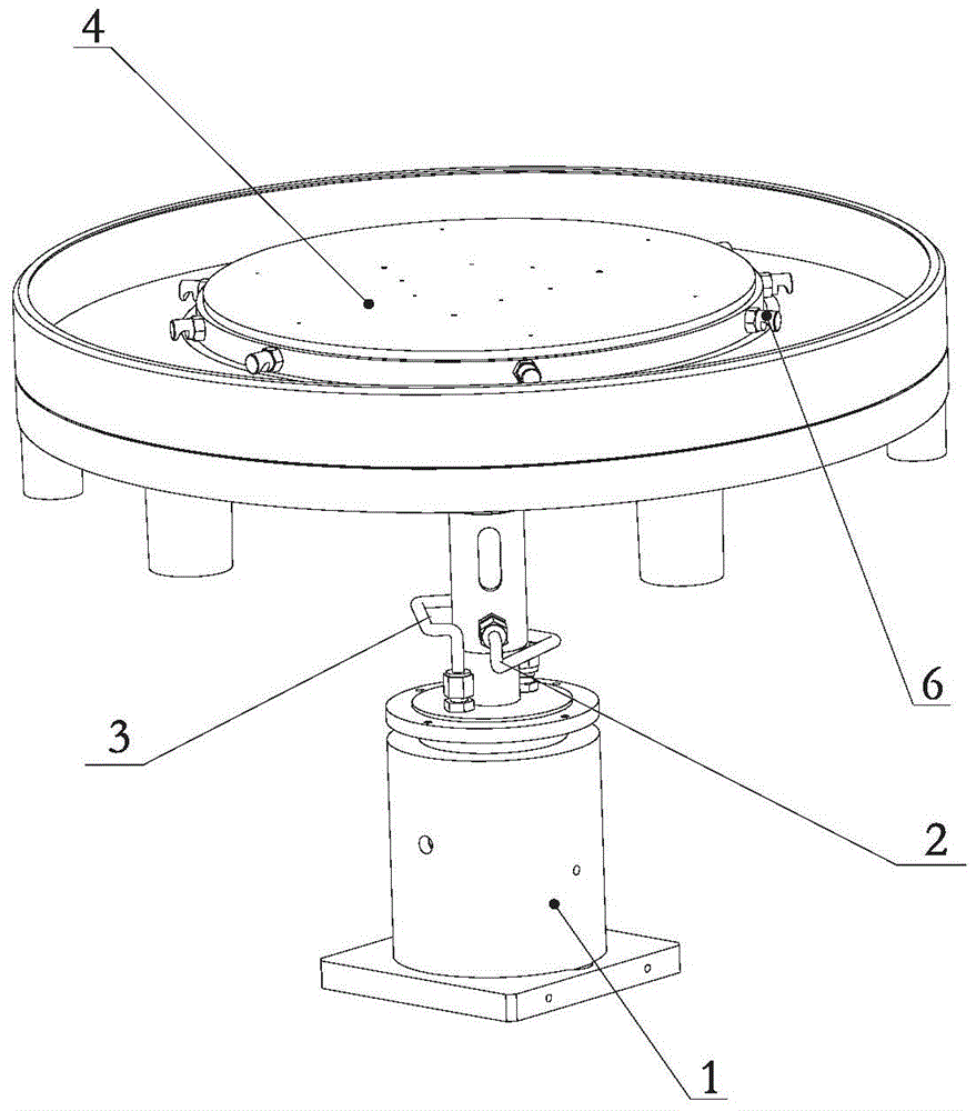 Hot plate structure for automatic cleaning of collection cups