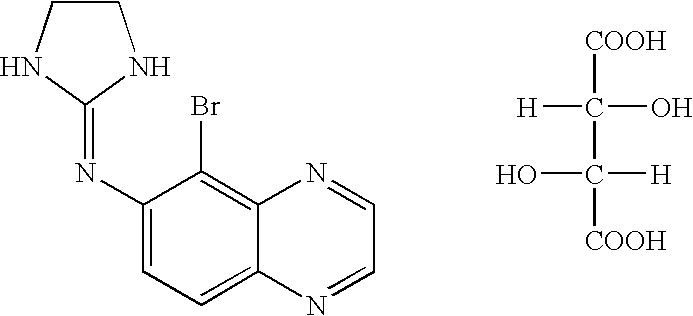 Combination of brimonidine and timolol for topical ophthalmic use