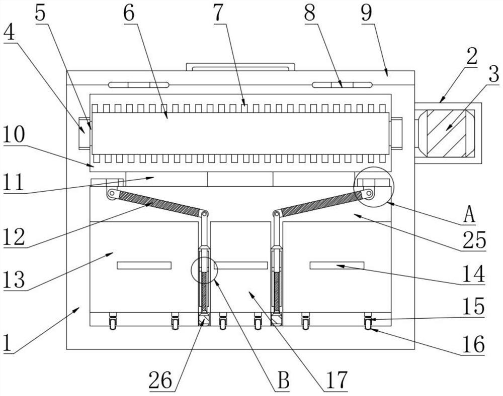 Engineering garbage treatment equipment for building