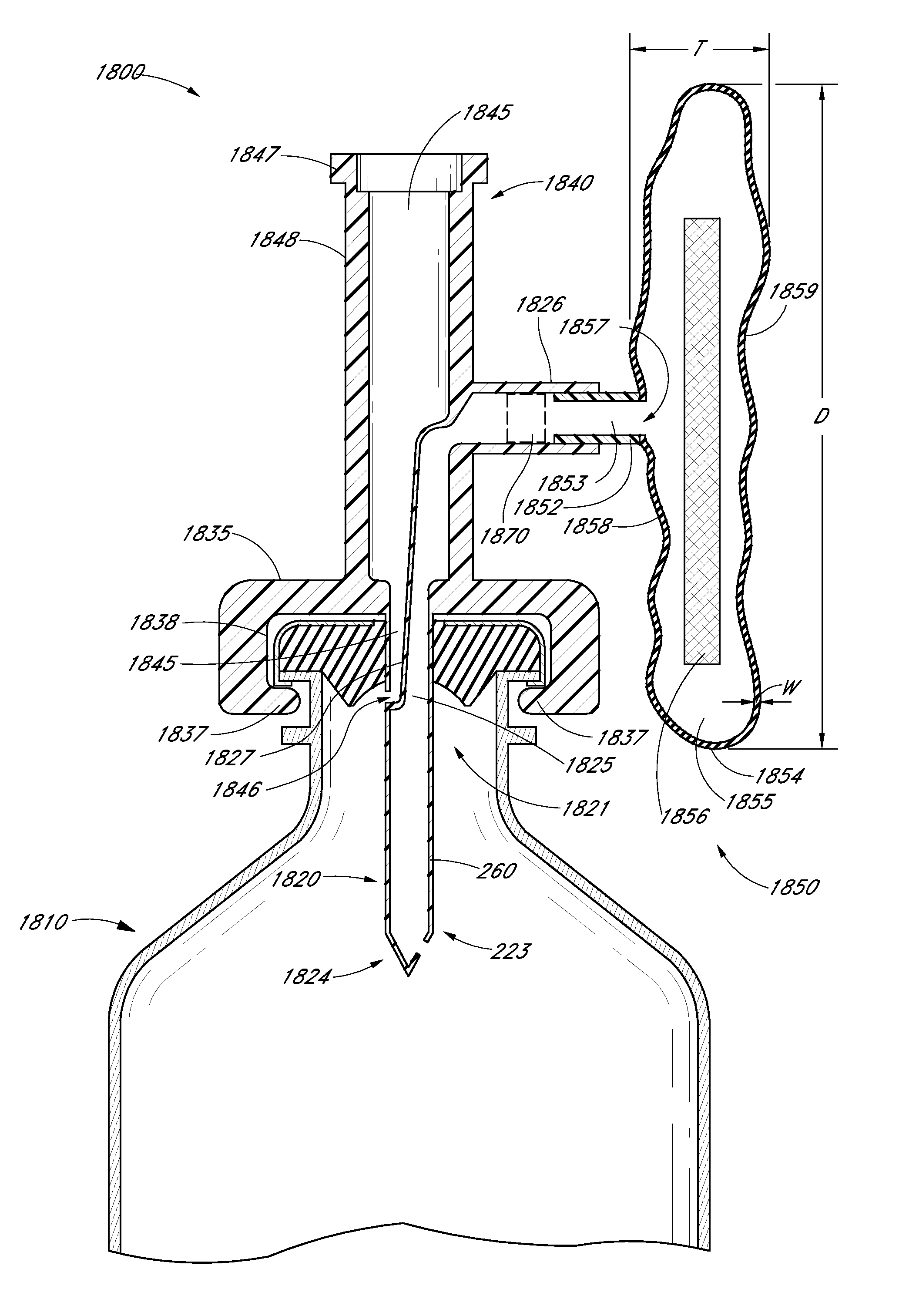 Pressure-regulating vial adaptors