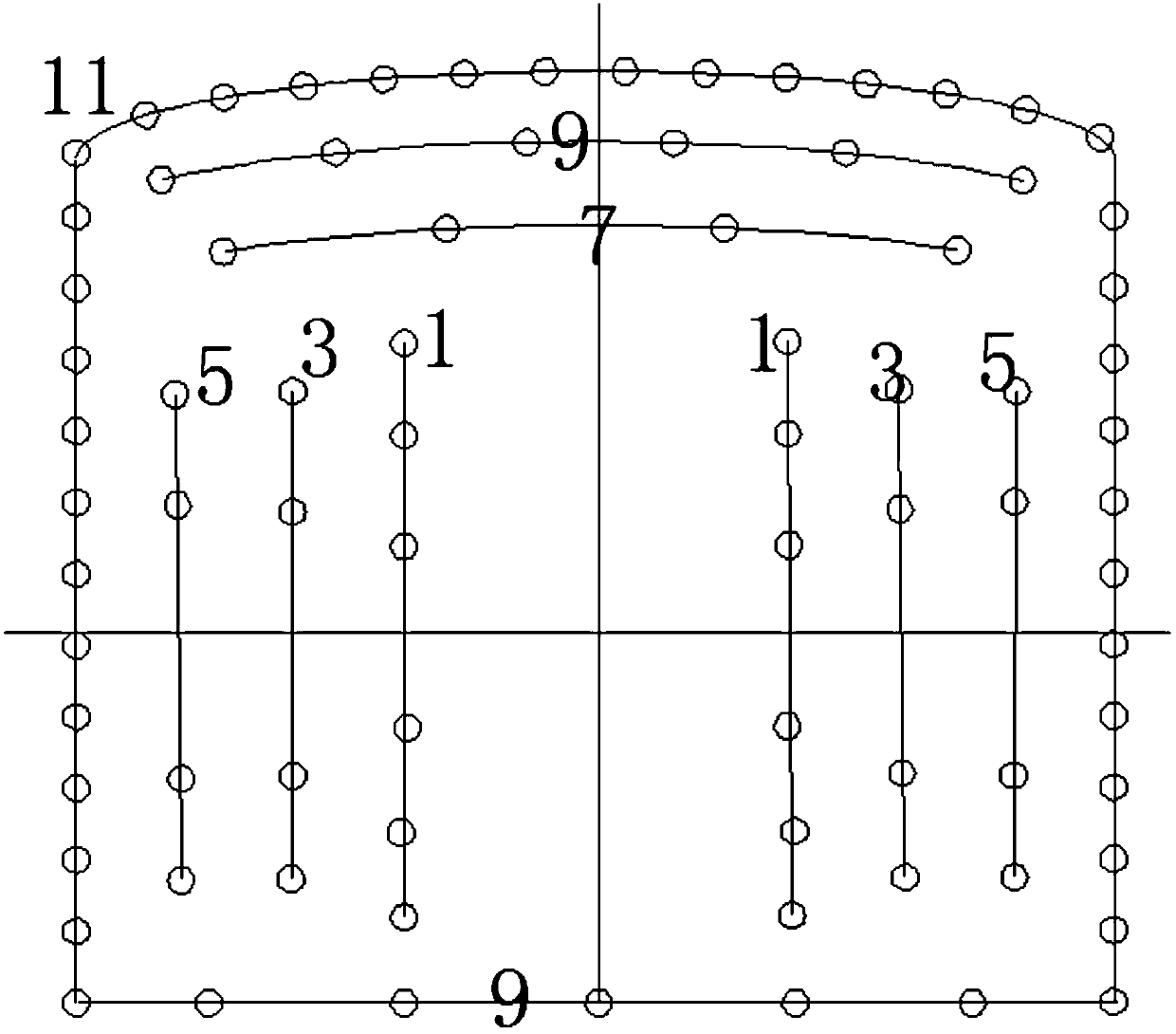 Numerical simulation method of tunnel blasting