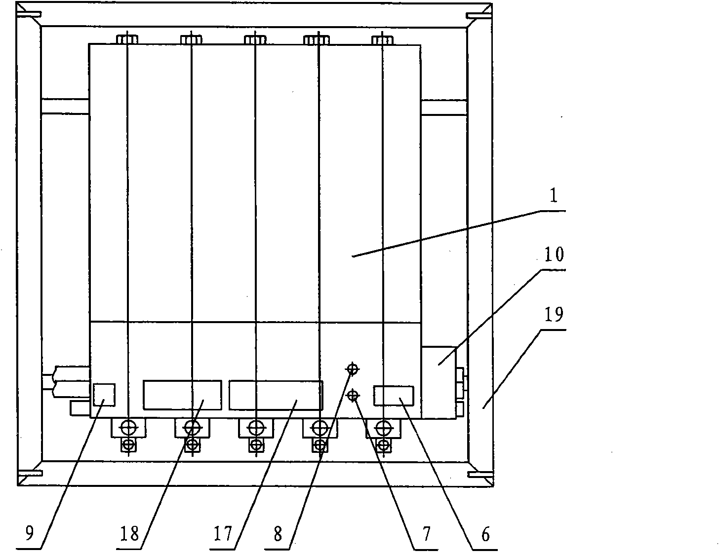 Emulsion high-pressure automatic back-flushing filtering device