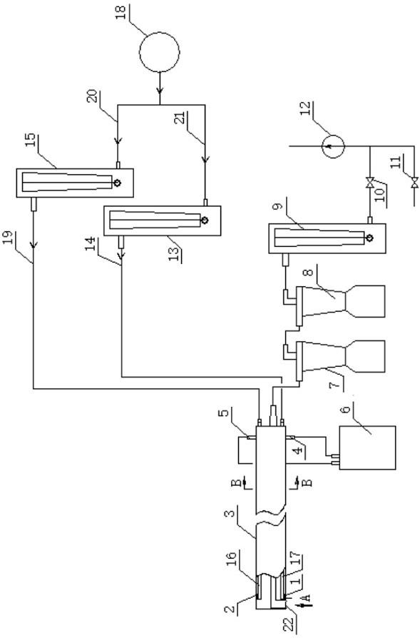 Exhaust flow readable type anti-clogging pulverized coal constant-speed sampling system and working method