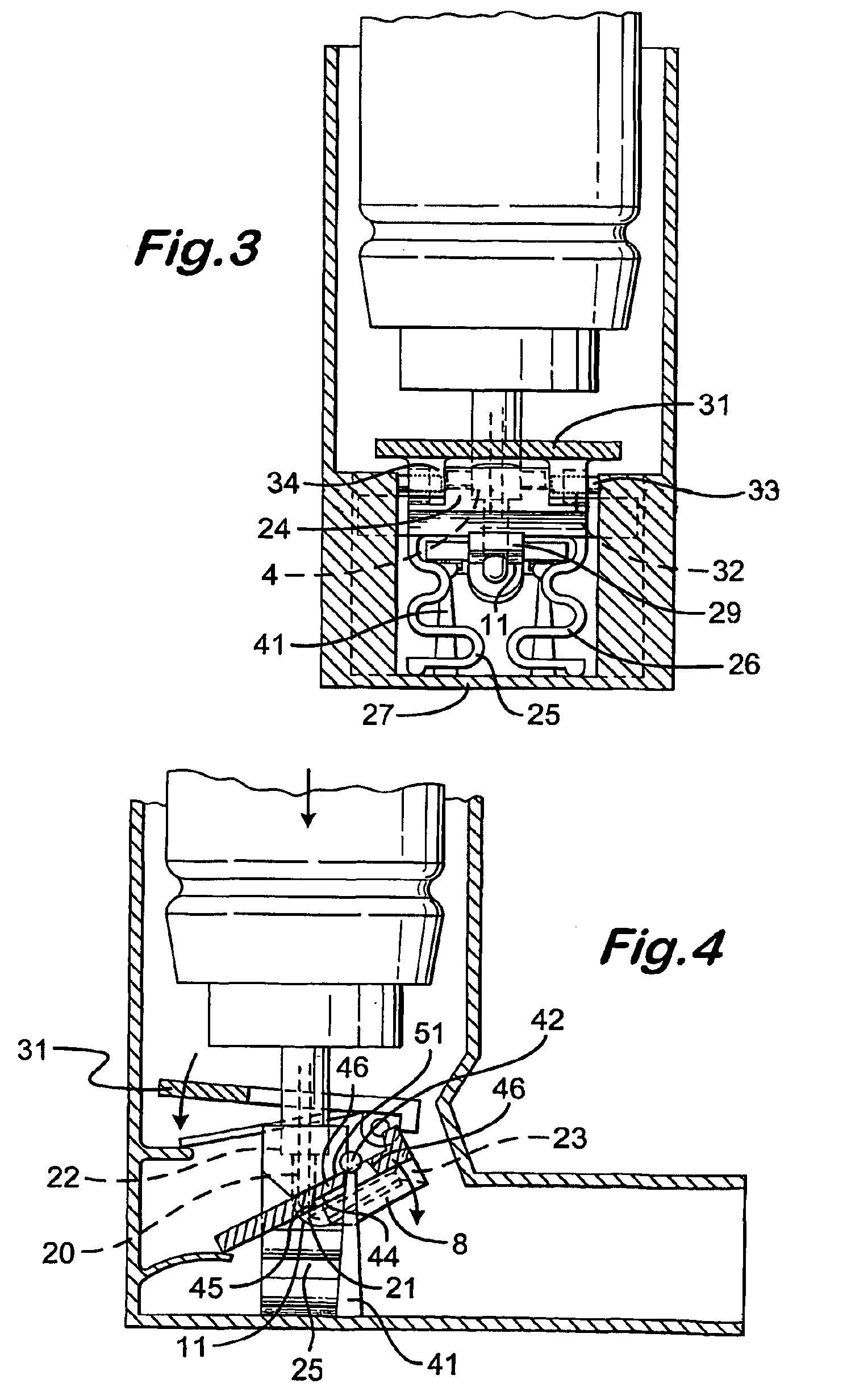 Firing flap dispenser