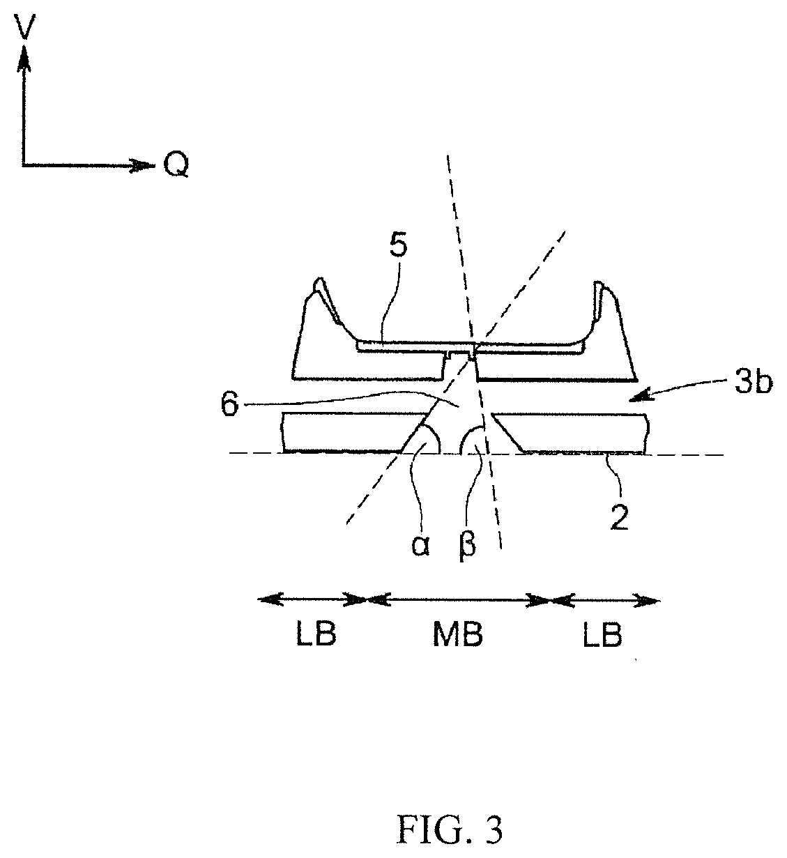 Running shoe sole having channel damping