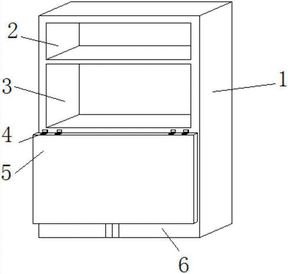 Multifunctional combined desk shelf