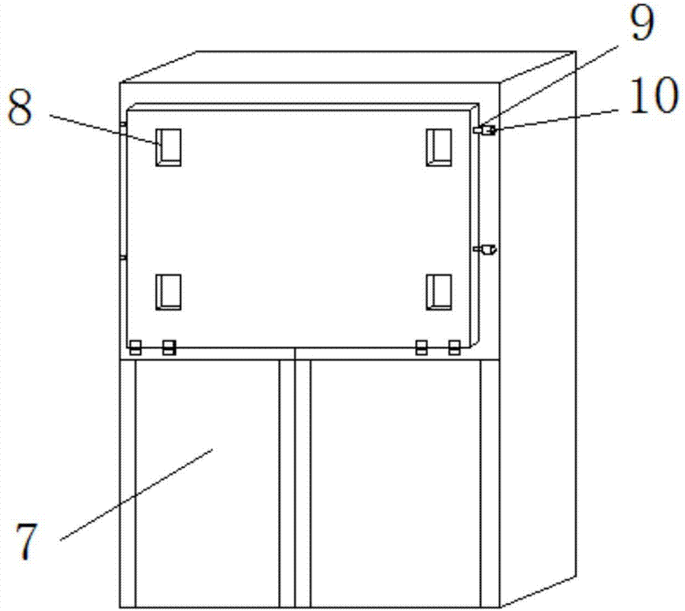 Multifunctional combined desk shelf